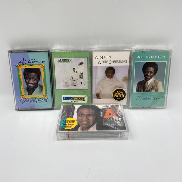 Al Green Cassette Tape Lot Soul Survivor Gospel Precious Lord White Christmas Mu - Picture 1 of 6